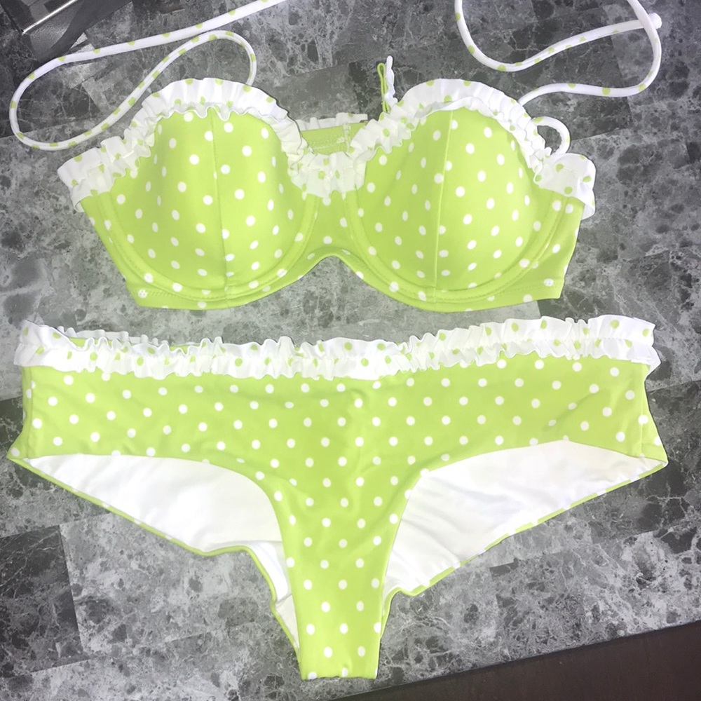 Victorias secret bikini polka dot retro